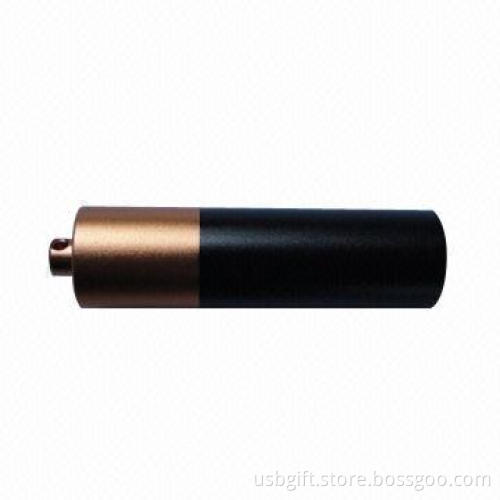 4GB Battery-shaped USB Flash Drive, Suitable for Promotional Gifts, Over 10-year Data Retention